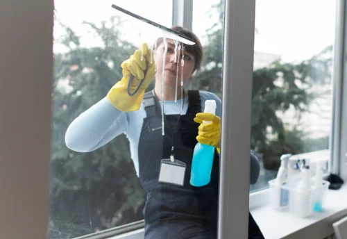 Nettoyage de vitres intérieures et extérieures à la Cheppe
